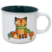 Wholesale - 18oz FOX WITH INNER COLOR MUG, UPC: 840104988596